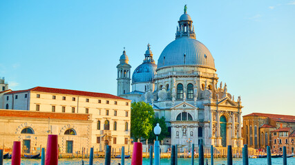 Fototapeta na wymiar Santa Maria della Salute church in Venice