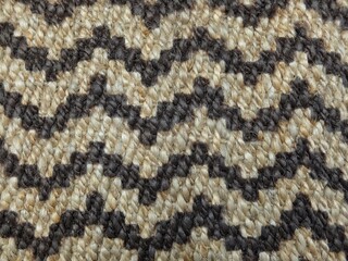 Sisal two tone color closeup of weaving the leaves of the agave flooring