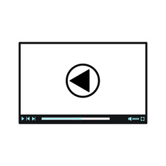 video player for web with media player interface
