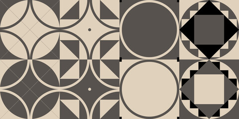 Modern metlakh tile, great design for any purposes. Set