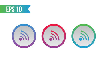 circle subscribe button icon / join button for websites / applications