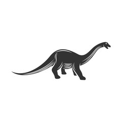 Brontosaurus logo design vector. Icon Symbol. Template Illustration