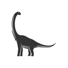 Brontosaurus logo design vector. Icon Symbol. Template Illustration