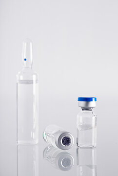 Medicine plastic and glass vials