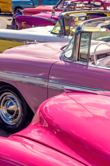 vintage cars at La Habana, Cuba