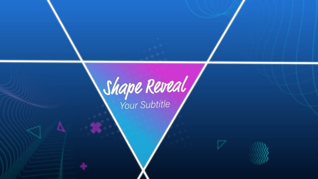 Shape Reveal Title