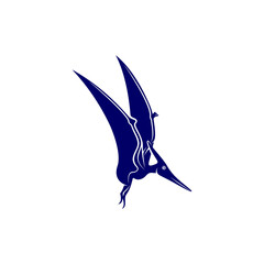 Pterosaurs logo design vector. Icon Symbol. Template Illustration