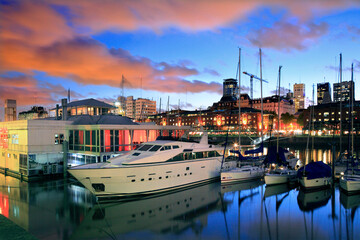Fototapeta premium Puerto Madero Yacht Club. Buenos Aires, Argentina