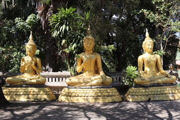 Bouddha d'un temple à Luang Prabang, Laos