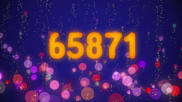 70k Counter. Celebration video introduction for the reaching 70000 subscribers, followers or likes. Also can be used in marketing, such: lottery, advertisements, discounts and promotions.