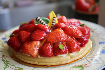 Erdbeerkuchen