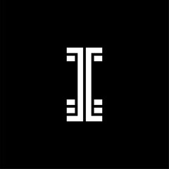 Triple Double Line Letter Logotype I