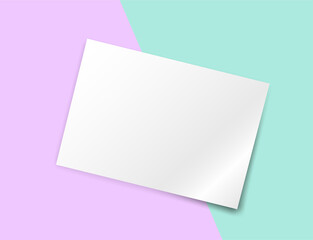 Colorful pastels paper background. design with  light and shadows. Vector.