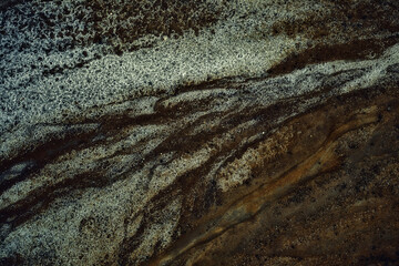 Abstract color sand texture at kaolin mine