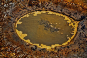 Mud circles from Mud Volcanoes 