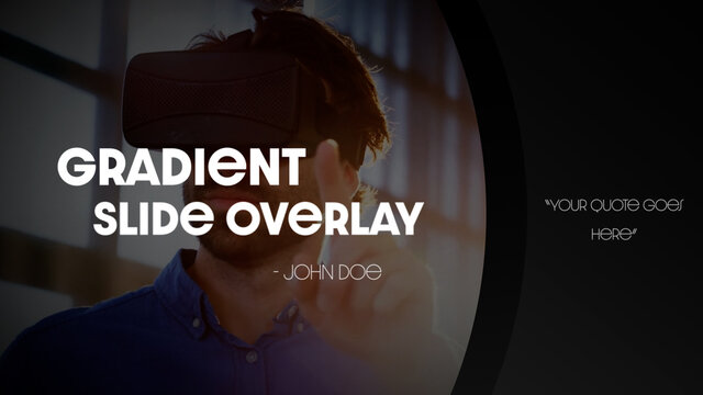 Gradient Slide Overlay