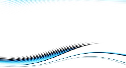 Wavy abstract futuristic background. Aspect ratio 16 : 9