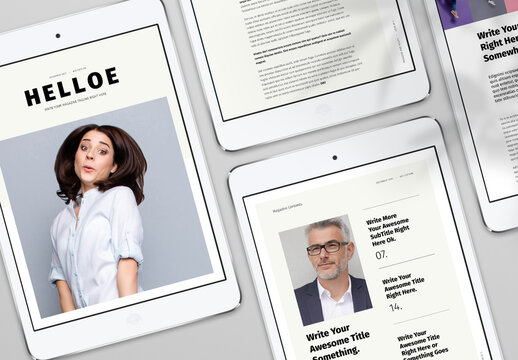 Digital Magazine Layout