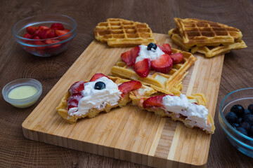 Traditional Healthy Belgian Waffle