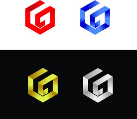Abstract letter G logo