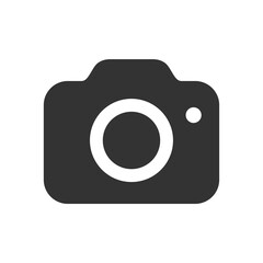 Photo camera vector icon. Camera icon, design vector template for interface and any purpose.