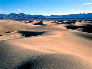 The Mesquite Sand Dunes in Death Valley