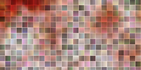 Fototapeta premium Light Red vector backdrop with rectangles.