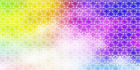 Light Multicolor vector pattern with lines.