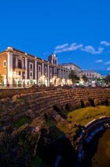 Naklejka premium Catania, anfiteatro romano