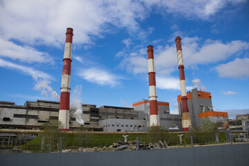 Fototapeta na wymiar Current trends in the development of thermal power plants