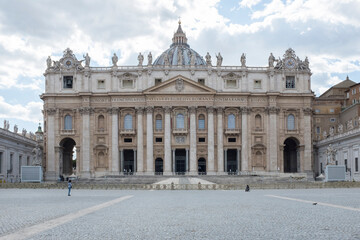 Fototapeta na wymiar San Pietro in vaticano