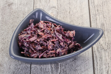 Cole slaw salad with cabbage