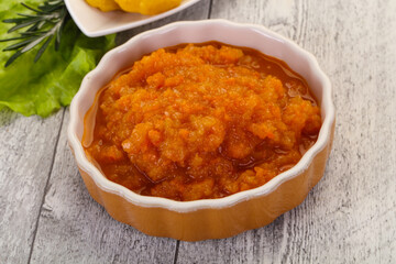 Zucchini squash caviar