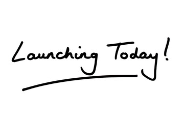 Fototapeta premium Launching Today!