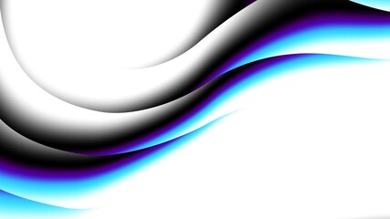 Obraz premium Abstract fractal pattern on white blank background.