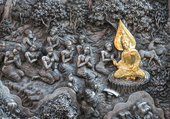 Wat Sri Suphan, or silver temple in Chiang Mai, Thailand