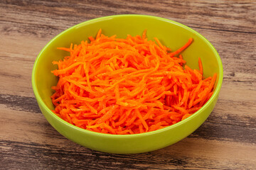 Korean carrot in the bowl