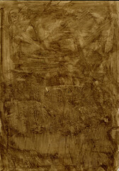 Drawn with a brush brown coffee background