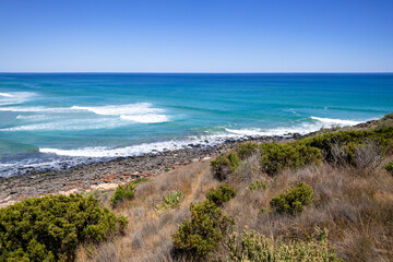 Fototapeta na wymiar beach in south Australia near Victor Harbor