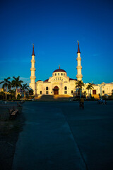 A beautiful view of Al-Serkal Mosque at Phnom Penh, Cambodia.