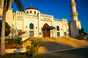 A beautiful view of Al-Serkal Mosque at Phnom Penh, Cambodia.
