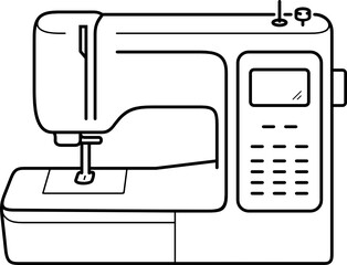 Computerised sewing machine