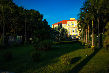 Fototapeta na wymiar A beautiful view of Phnom Penh, the capital of Cambodia.