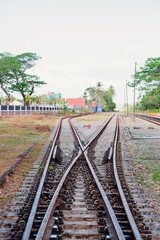 Obraz premium railroad tracks