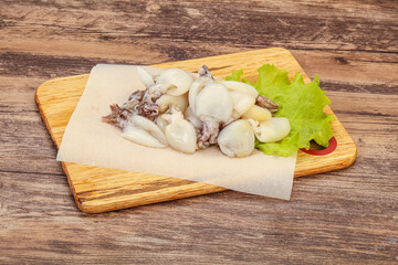 Raw seafood - cuttlefish for cooking