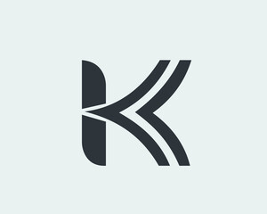 k, h, i and r logo letters and logo designs