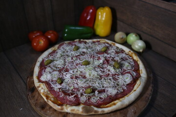 pizza de calabresa 