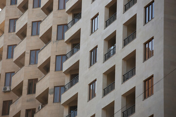 facade of an apartment building