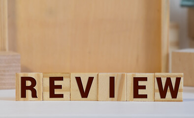2016 review banner - annual review or summary of the recent year - isolated word abstract in...