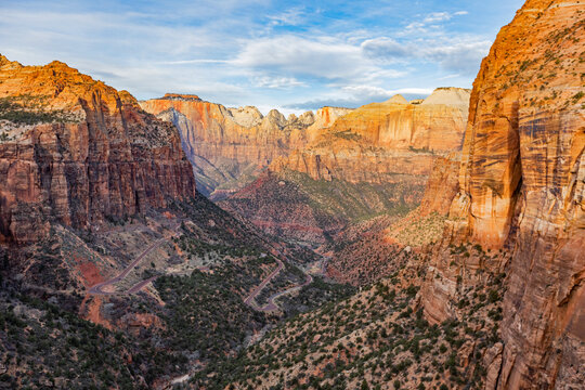 Canyon at Zion National Park in Utah, USA